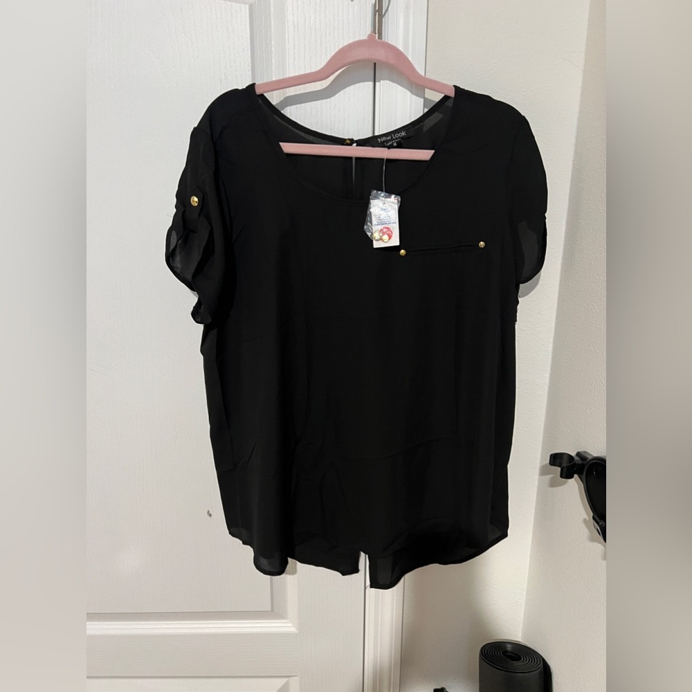 Black dress shirt